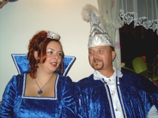 Prinzenpaar 2003/2004 Cindy die 1. & Helmi der 1.