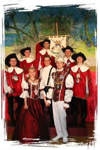Prinzengarde mit Prinzenpaar des JCC 2011